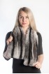 Rex Chinchilla Fur Scarf - horizontal